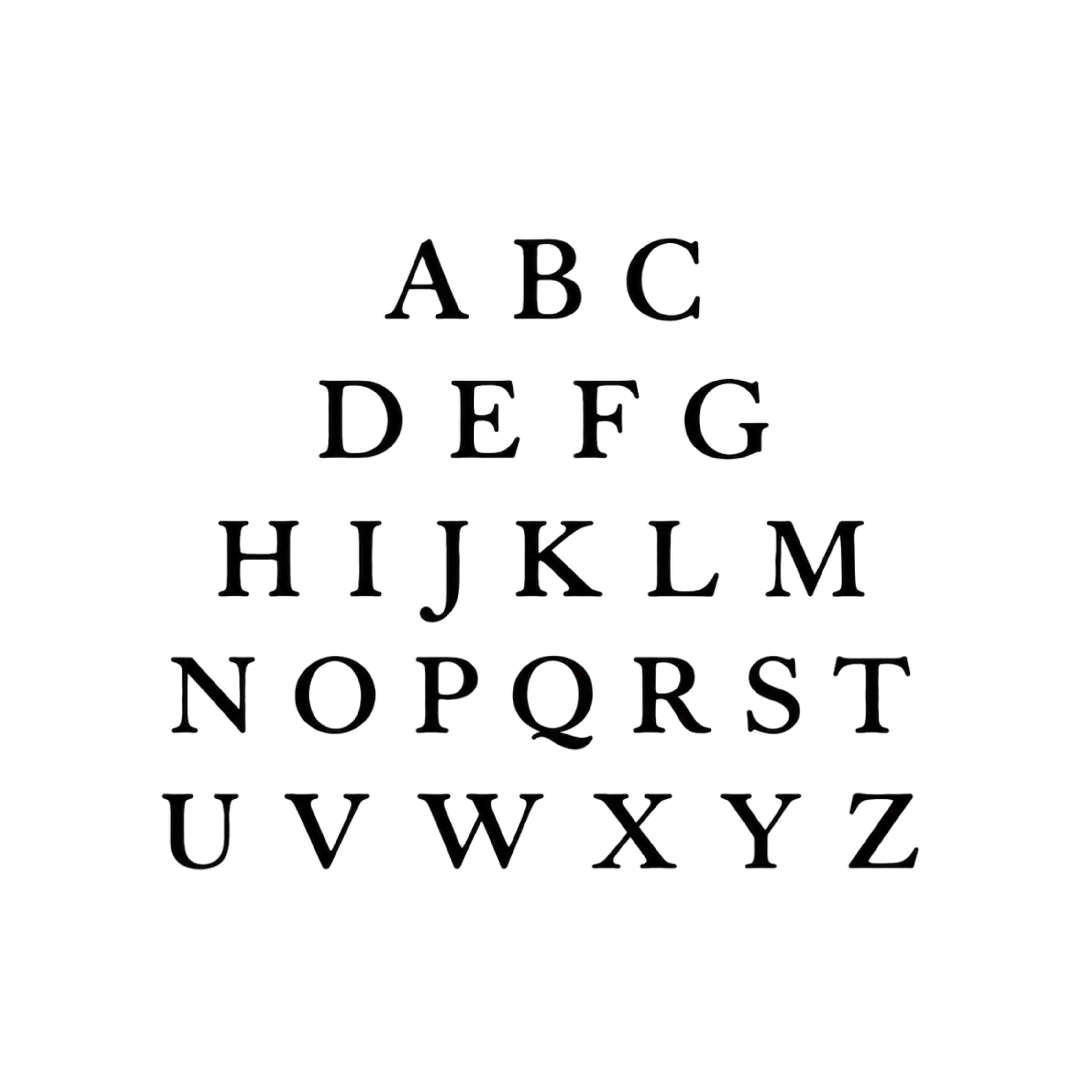 Inked Alphabet