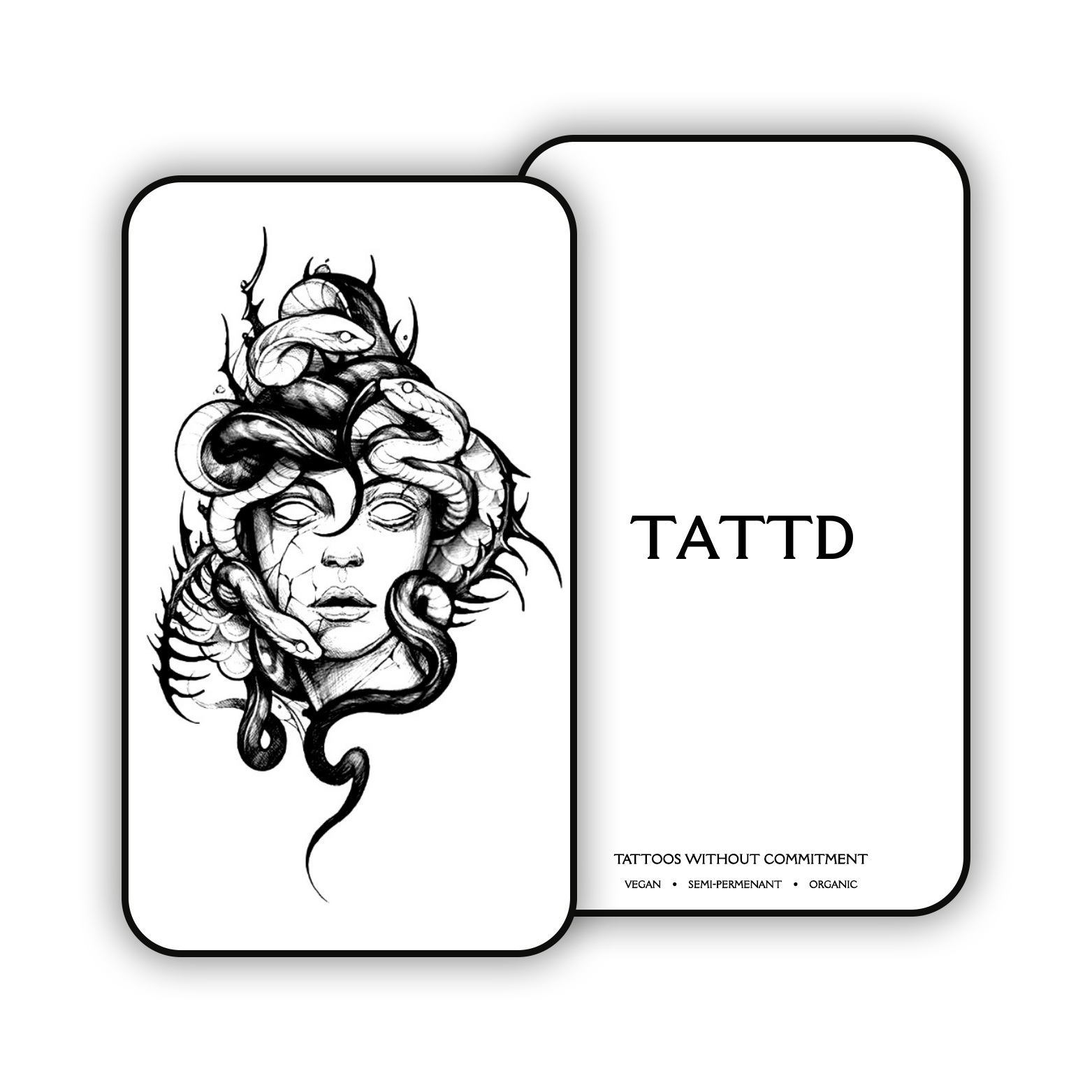Medusa Semi Permanent Tattoo