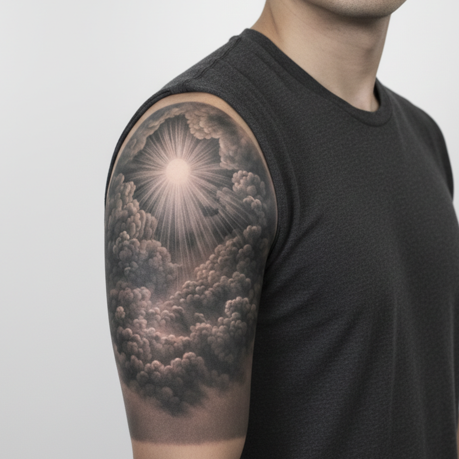 Open Cloud Half Sleeve