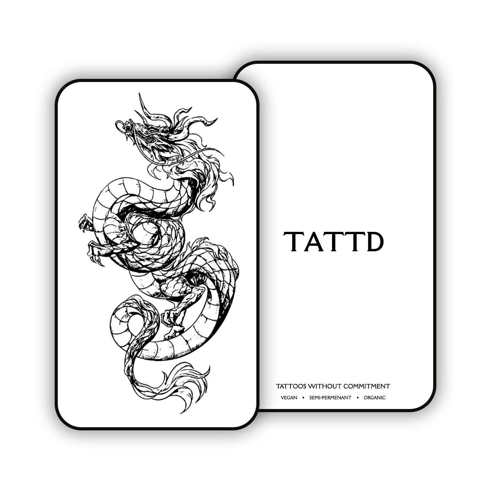 Dragon Semi Permanent Tattoo