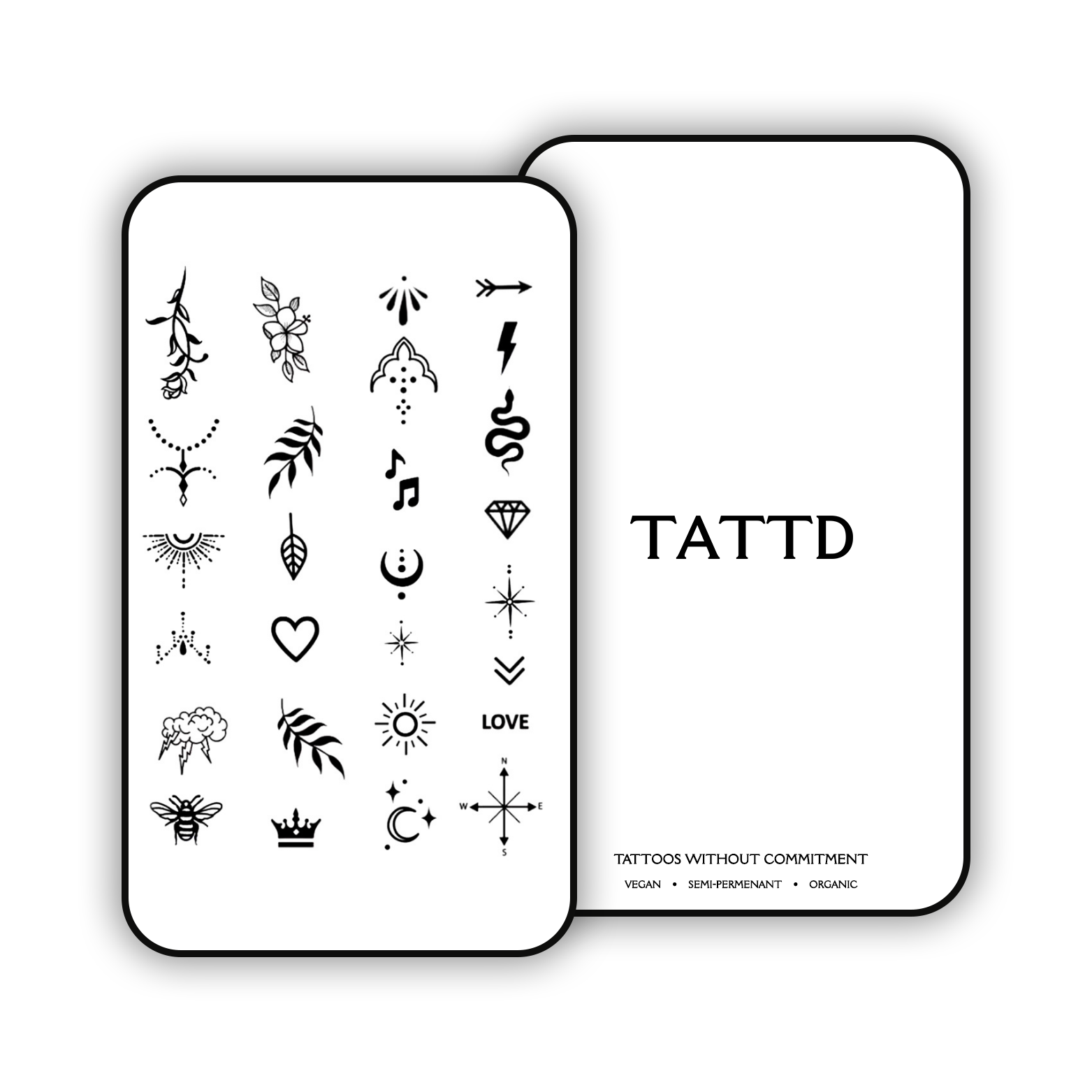 Semi Permanent Tattoo Pack | TATTD