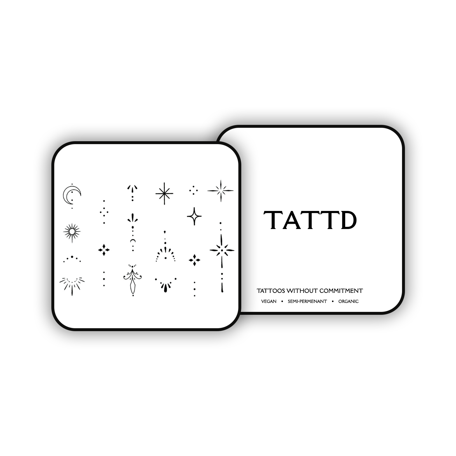 Finger Hand Pack Semi Permanent Tattoo TATTD