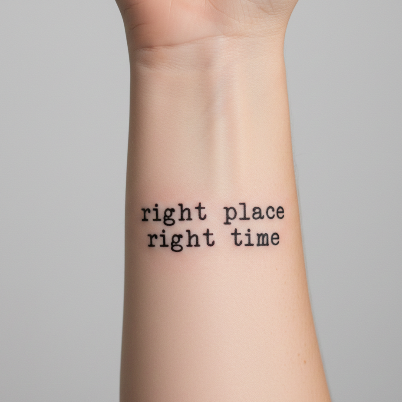 Right Place Right Time