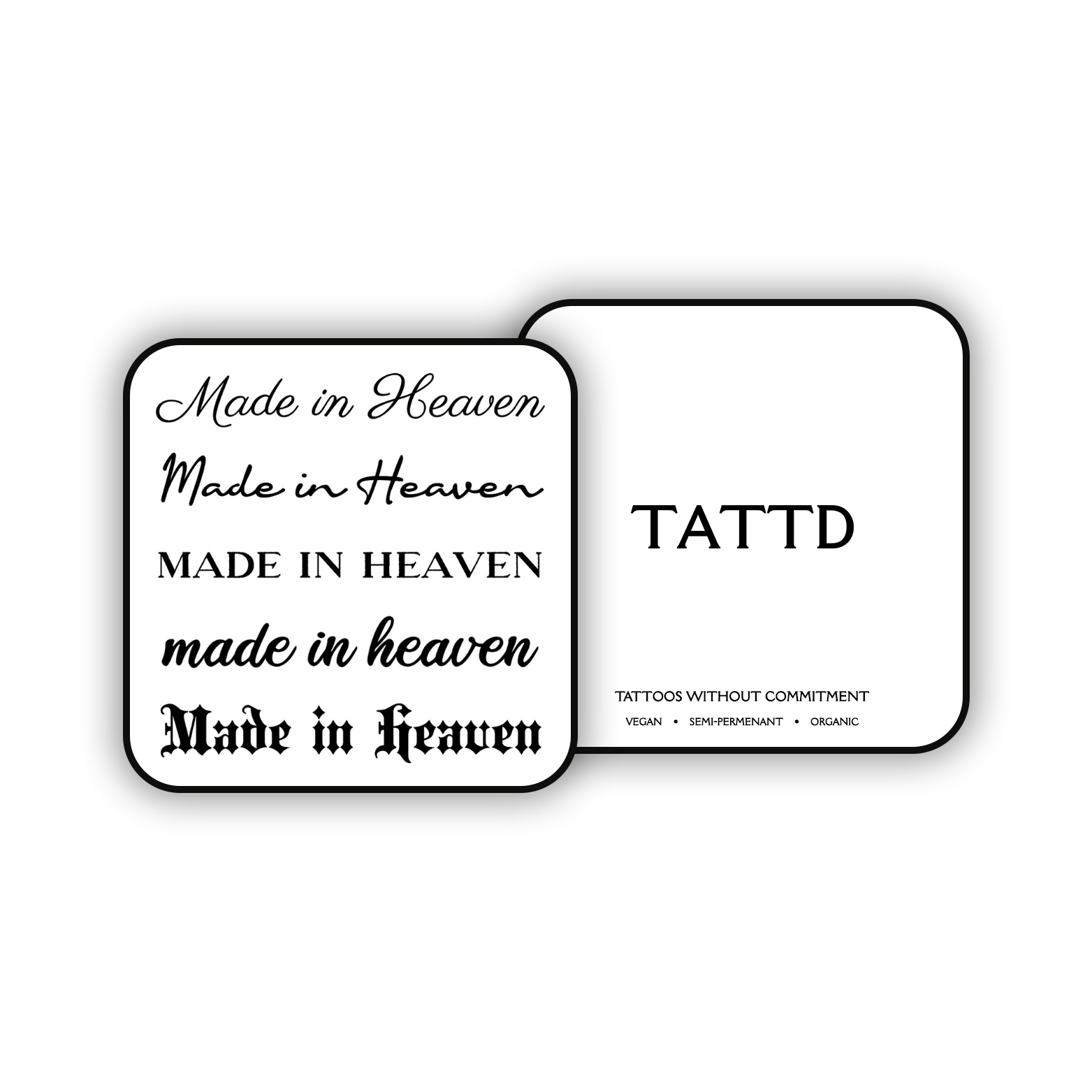 Made In Heaven Tattoo Semi Permanent TATTD