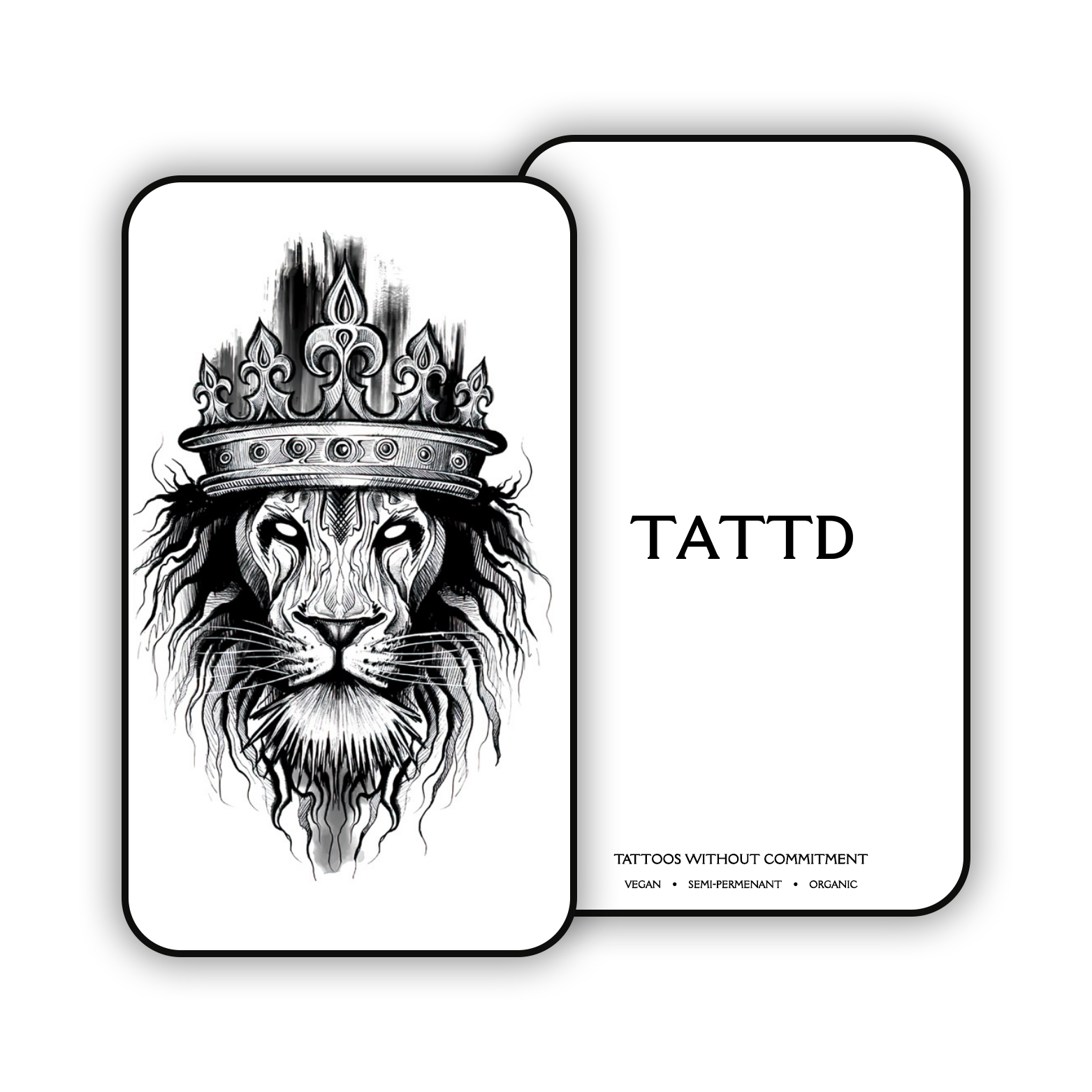 TATTD LION SEMI PERMANENT TATTOO