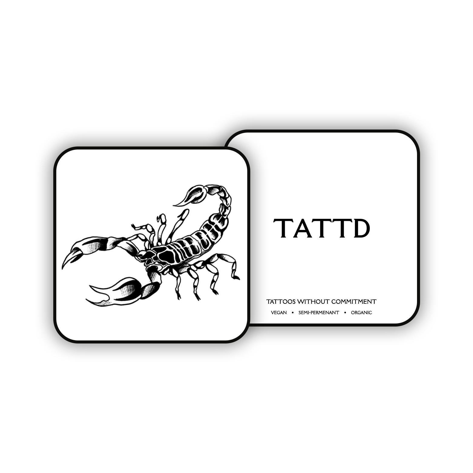 Scorpion Semi Permanent Tattoo - Lasts 1-2 Weeks | TATTD