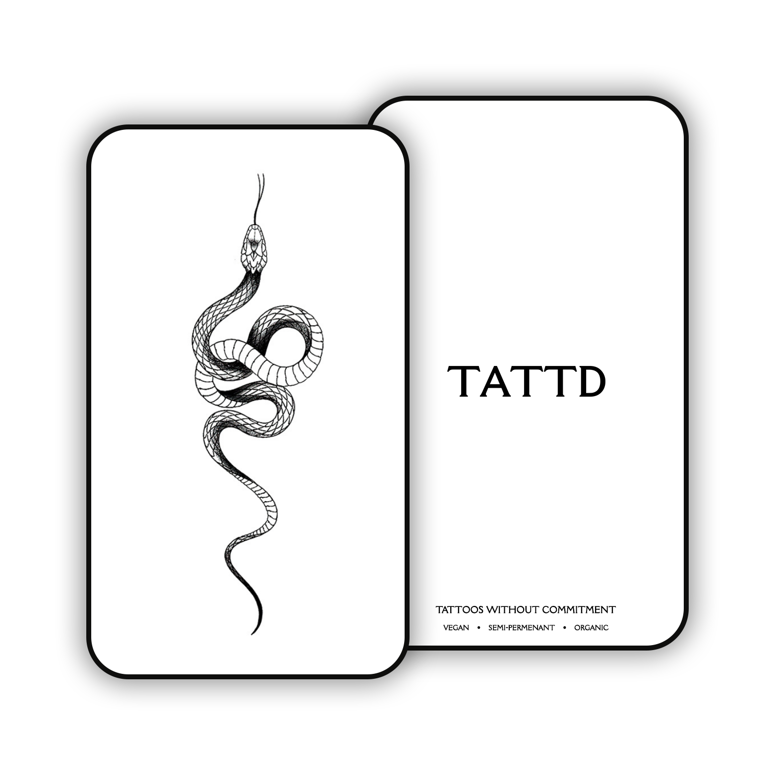 Snake Tattoo Semi Permanent TATTD