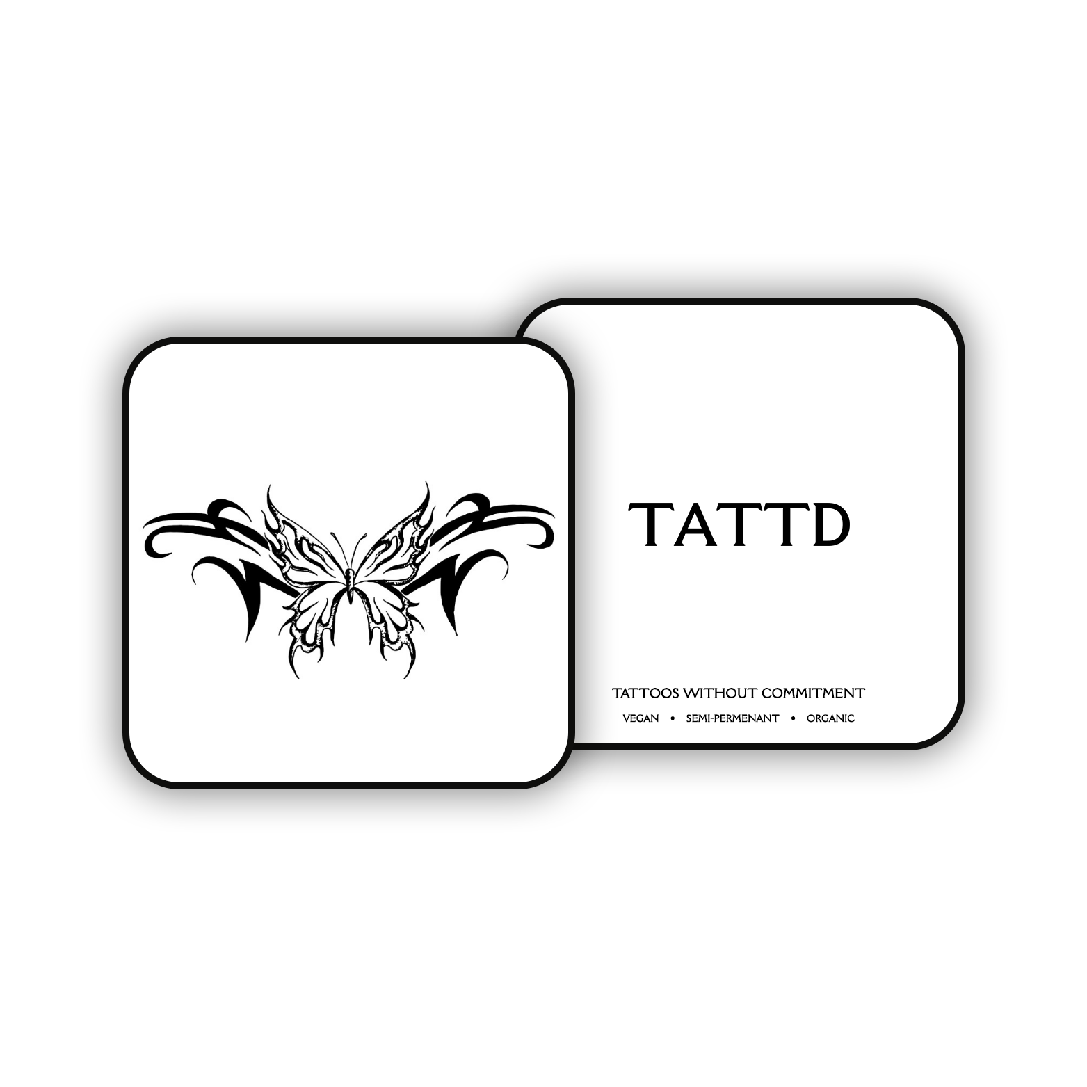 Butterfly Semi Permanent temporary tattoo tattd