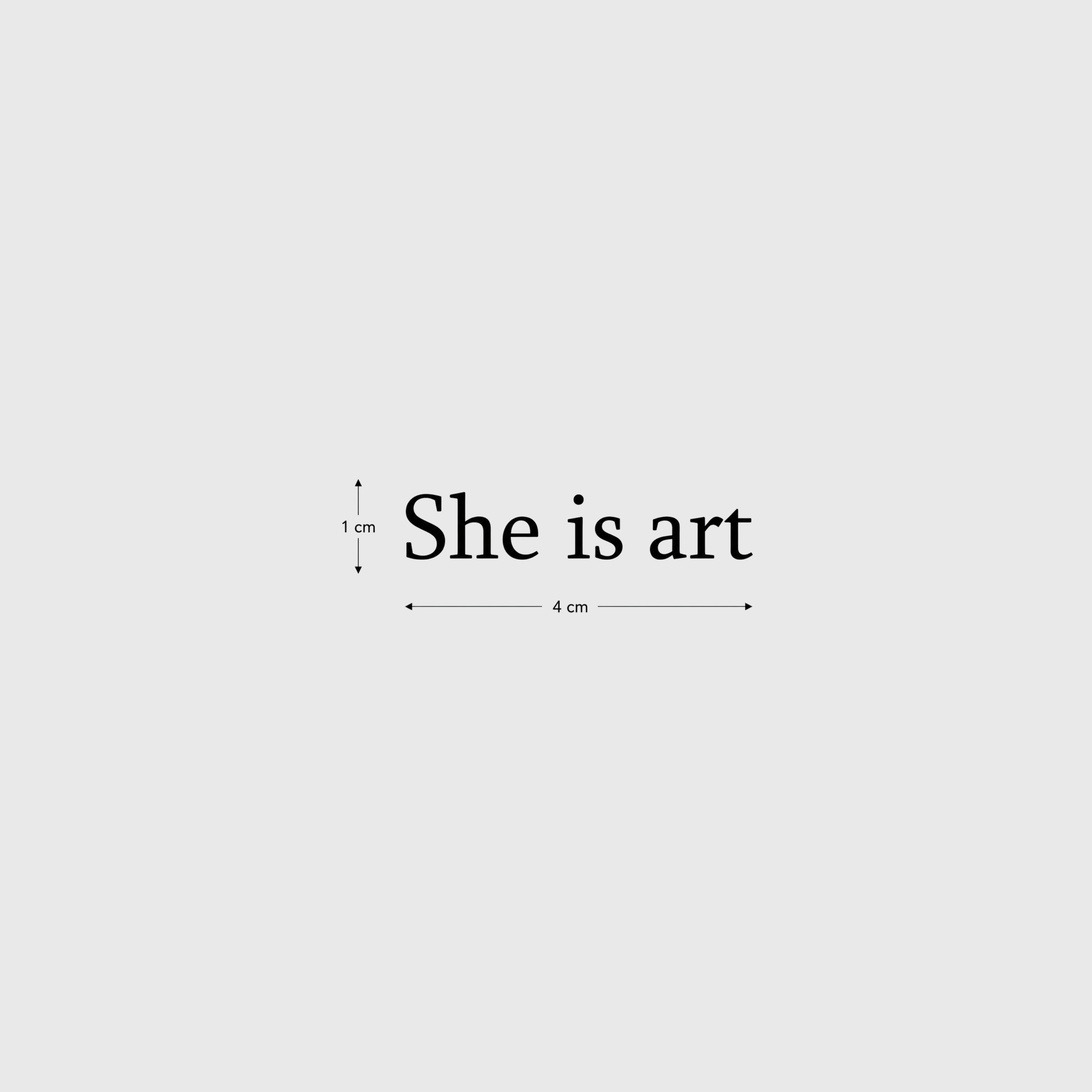 She Is Art