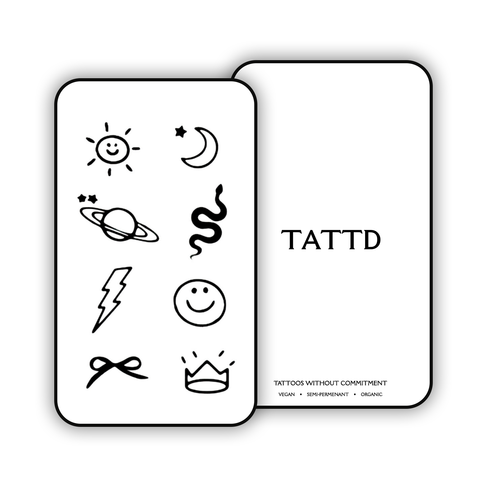 small finger tattoo - Semi-Permanent Temporary Tattoo Design TATTD Lasts 1-2 Weeks